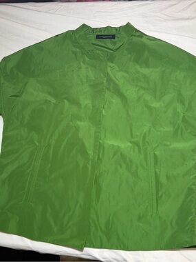 Piazza Sempione Vibrant Green Short-Sleeve Shirt Jacket